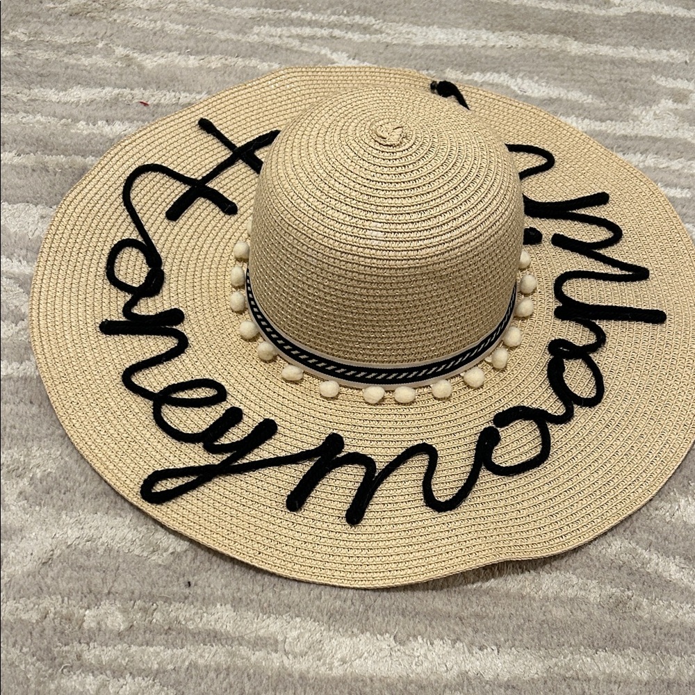 Shiraleah Beige Woven HONEYMOON Straw Hat